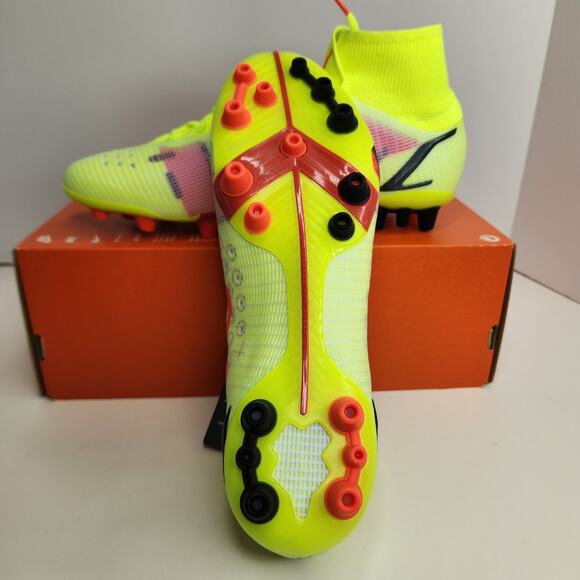 Nike Superfly 8 Elite AG Volt Bright Crimson Size 9 Men main image 5